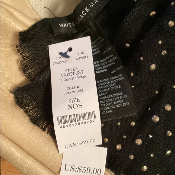 White House Black Market Scarf-NWT - Picture 3 of 3